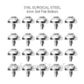 316L Surgical Stainless Steel CZ Stone Dermal Anchor Tops Customized Skin Diver Piercing